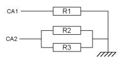 Resistances de rechauffage schéma structurel