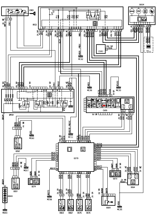 Schema electrique air bag