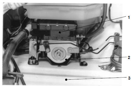 Implantation du bloc hydroélectronique intégré