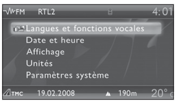 Manuel du conducteur Citroën C5 II: Écran couleur 16/9 haute défi ...