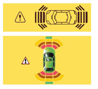 Aide graphique et sonore au stationnement avant et/ ou arrière