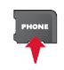 la touche PHONE ou appuyer sur la molette et sélectionner «Raccrocher» et valider