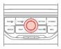 2. Le menu raccourcis de la source radio apparaît et donne accès aux raccourcis